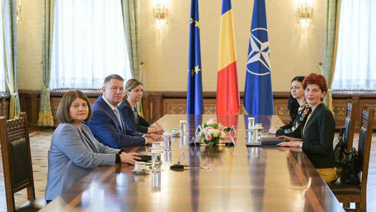 Președintele și vicepreședintele CSM s-au văzut cu Klaus Iohannis