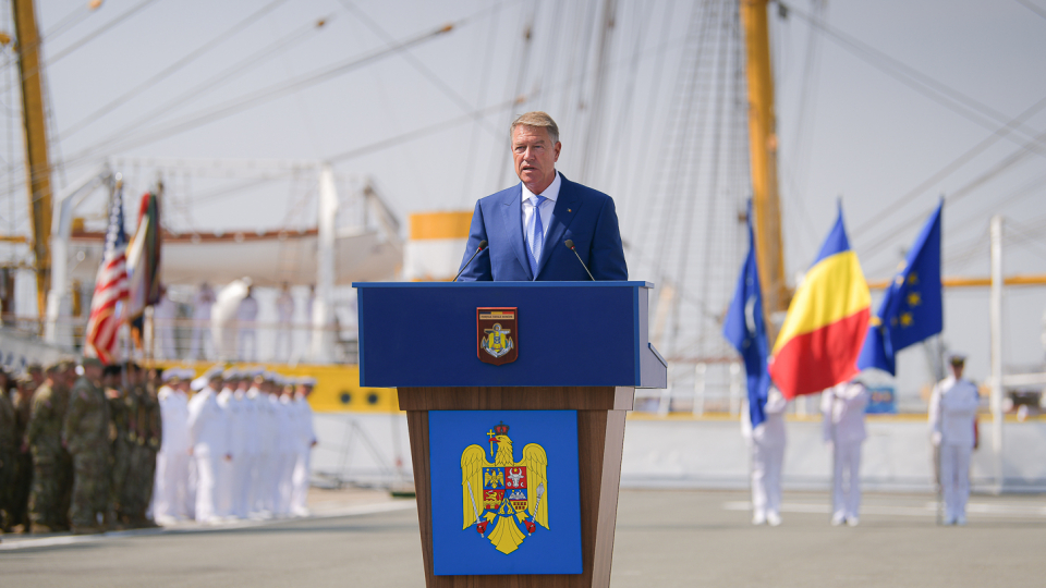 Klaus Iohannis a ținut un discurs istoric la Ziua Marinei